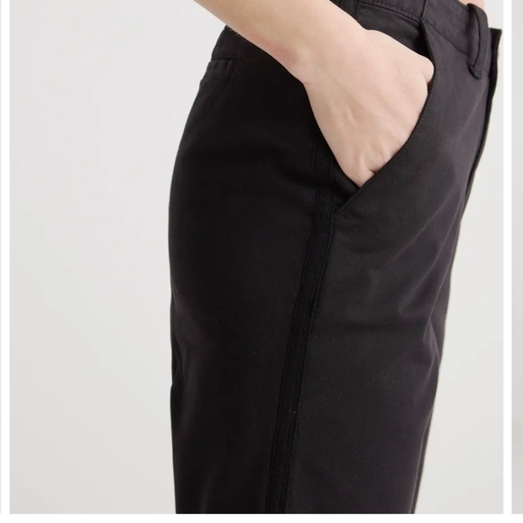 Stretch Cotton Twill Girlfriend Chino Pants - Picture 4 of 9